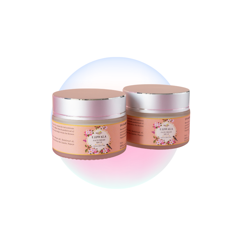 UJJWALA FACE CREAM-ANTI AGEING-DAILY MOISTURIZING CREAM- ULTRA HYDRATING-FOR MATURE SKIN WITH PIGMENTATION -IMPROVES COMPLEXION with SPF 35