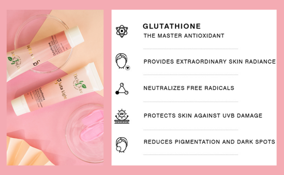 Glutathione Skin Lightening and Brightening Cream| Advanced Anti-Aging Cream for Face -Pigmentation & Tan Removal| For all skin types Lightweight and Effective Skincare Solution