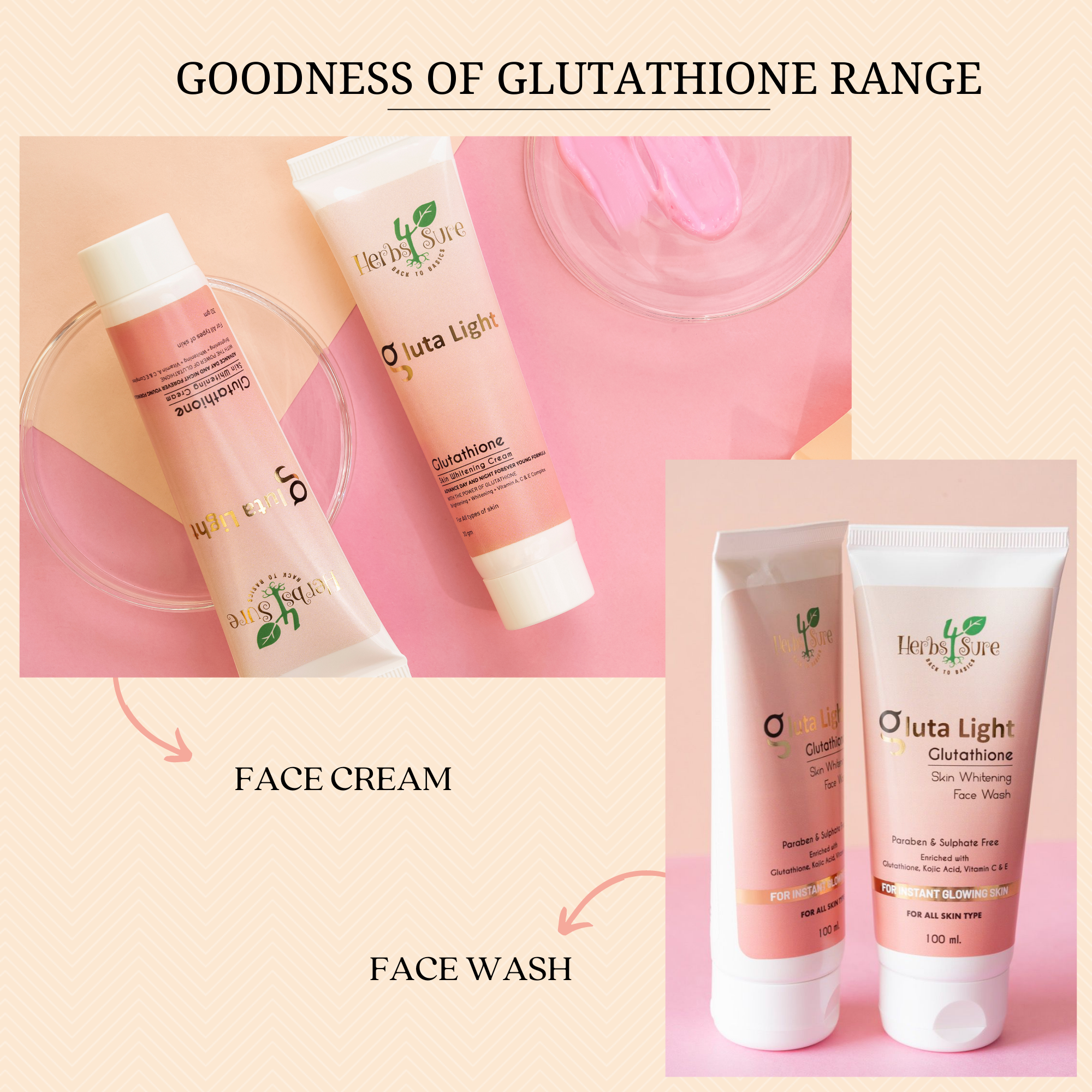 Glutathione Skin Lightening and Brightening Cream| Advanced Anti-Aging Cream for Face -Pigmentation & Tan Removal| For all skin types Lightweight and Effective Skincare Solution